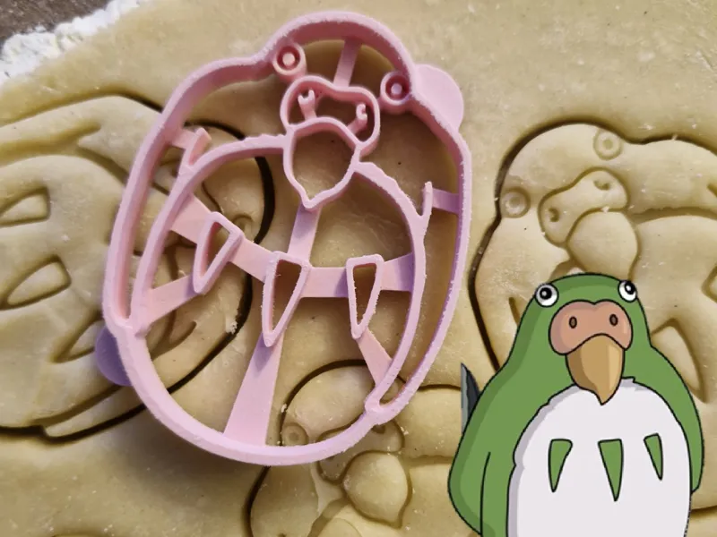 Emporte pièce Biscuit - Ghibli - Perruche 