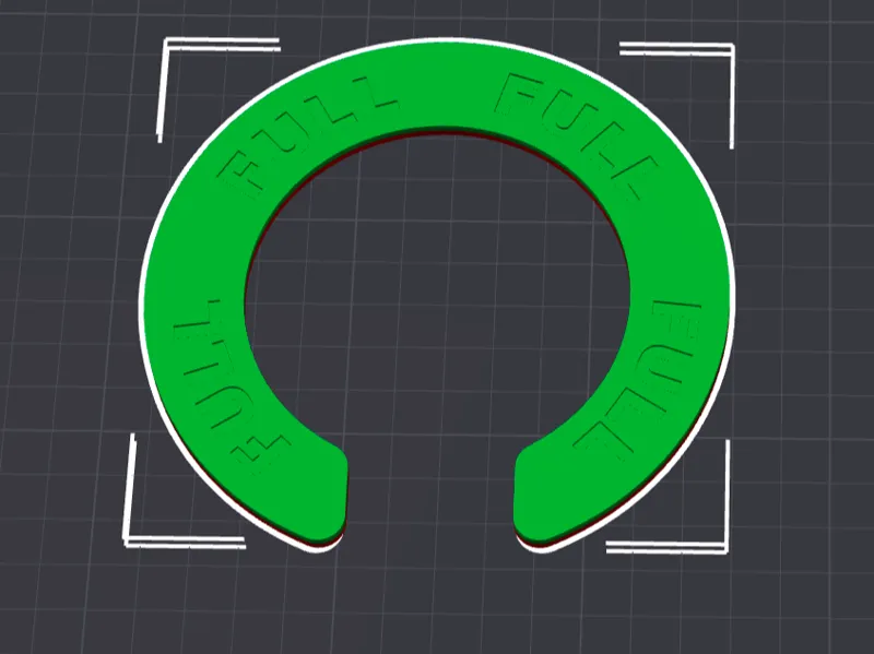 Gas bottle indicator 