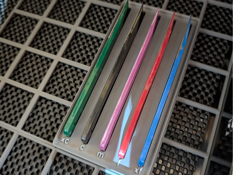 Eze-Lap honing sticks Gridfinitty bin