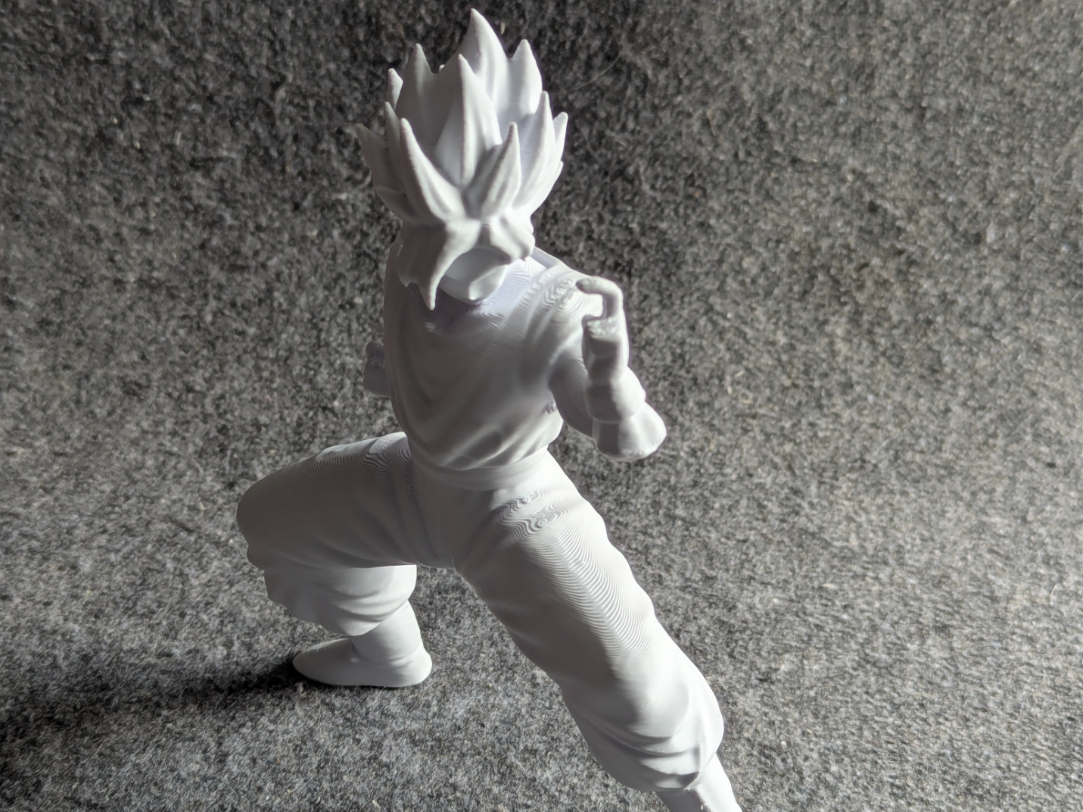 Goku - modèle scanné avec Creality Otter