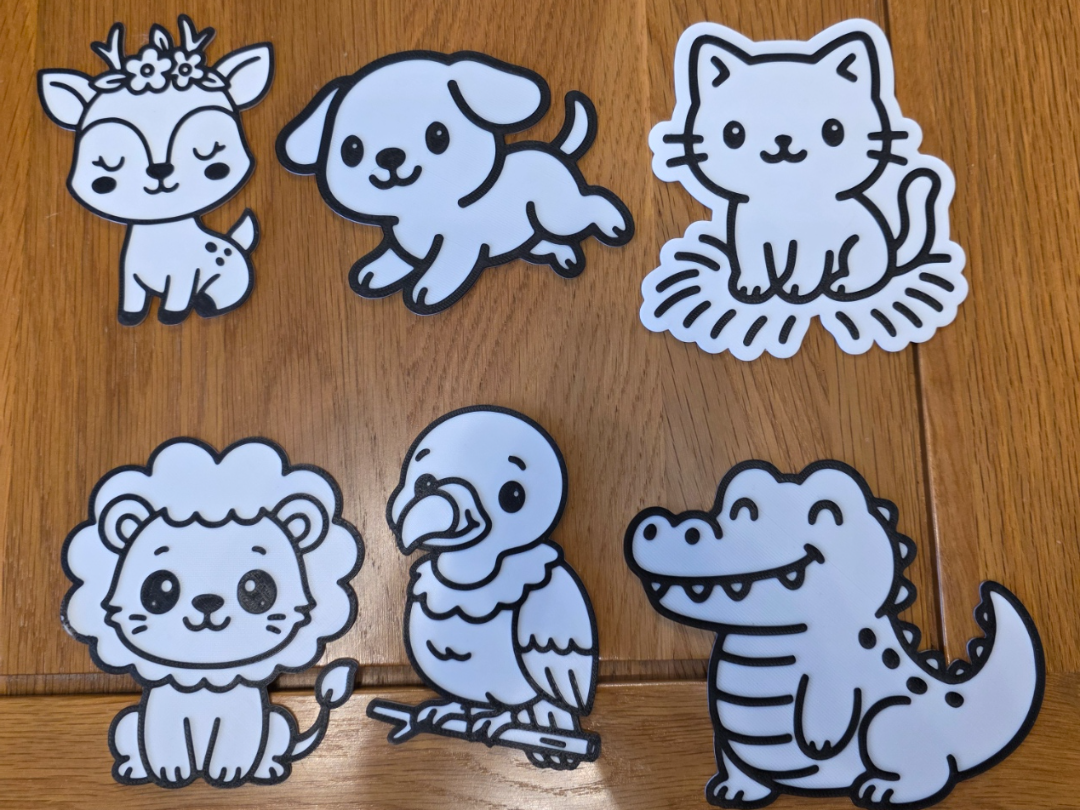 many animal colouring in sheets