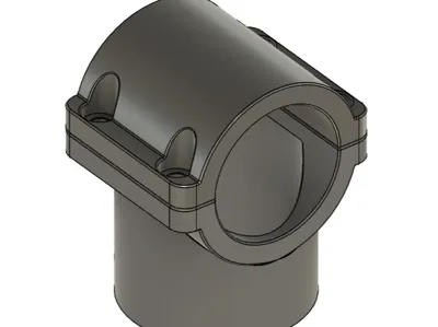45mm diameter pipe connector