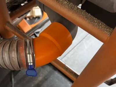 Ridgid Table Saw Dust 2.5" adapter