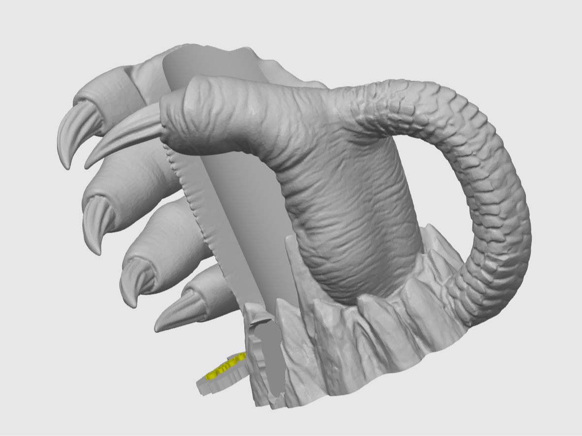 mano porta lattina monster - 1