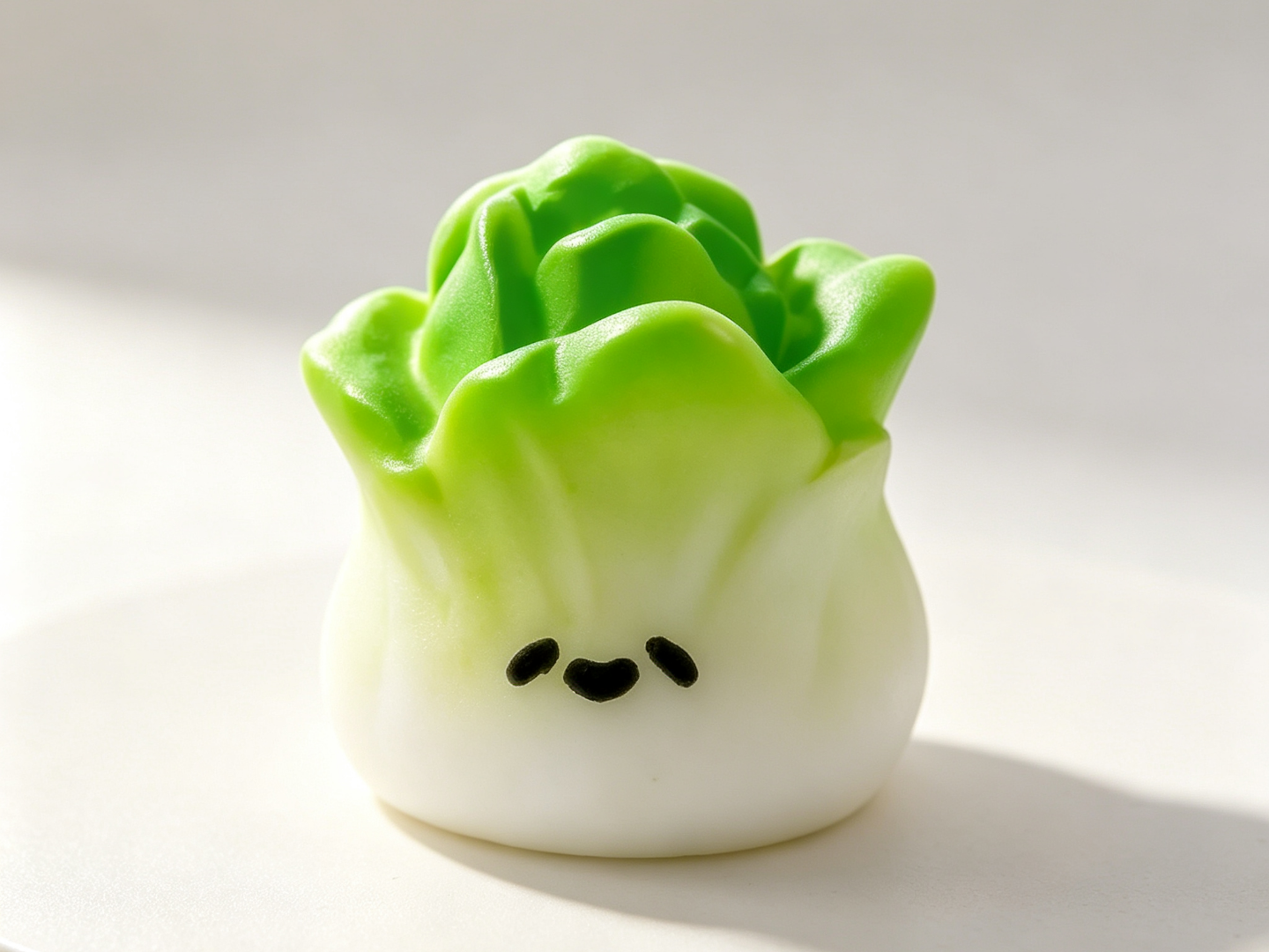 白菜-Q版可爱仿真蔬菜系列幼儿认知百科-儿童涂色过家家玩具 3D model