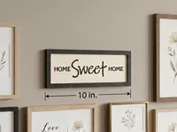 10inch x 3.7inch Large Sign