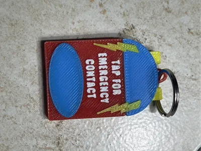 Backpack NFC Keychain