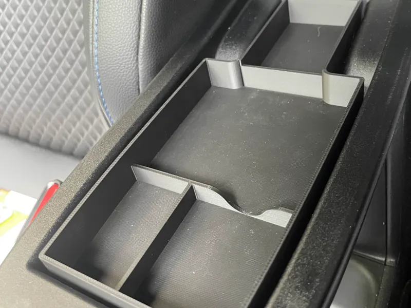Toyota Yaris armrest storage organizer