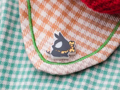 Cute Piglet P-chan – Pins, Keychain & Earrings
