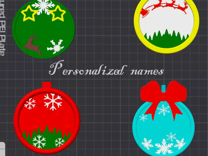 Personalize your Christmas ornaments