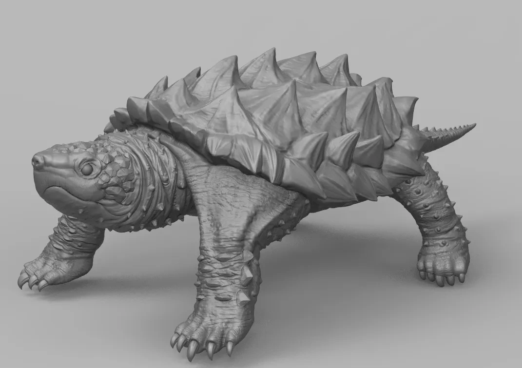Miniatura 2 do modelo 3D 鳄鱼