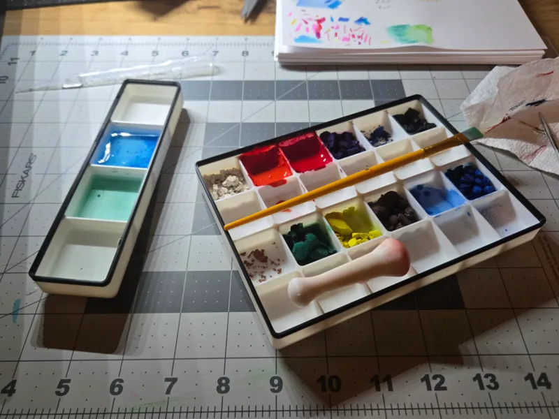 Gridfinity 3x4 Paint Color Tray