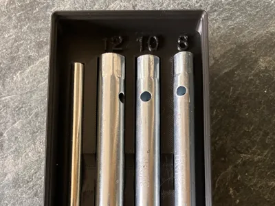 Monoblock Tap Spanner Set Holder (Gridfinity)