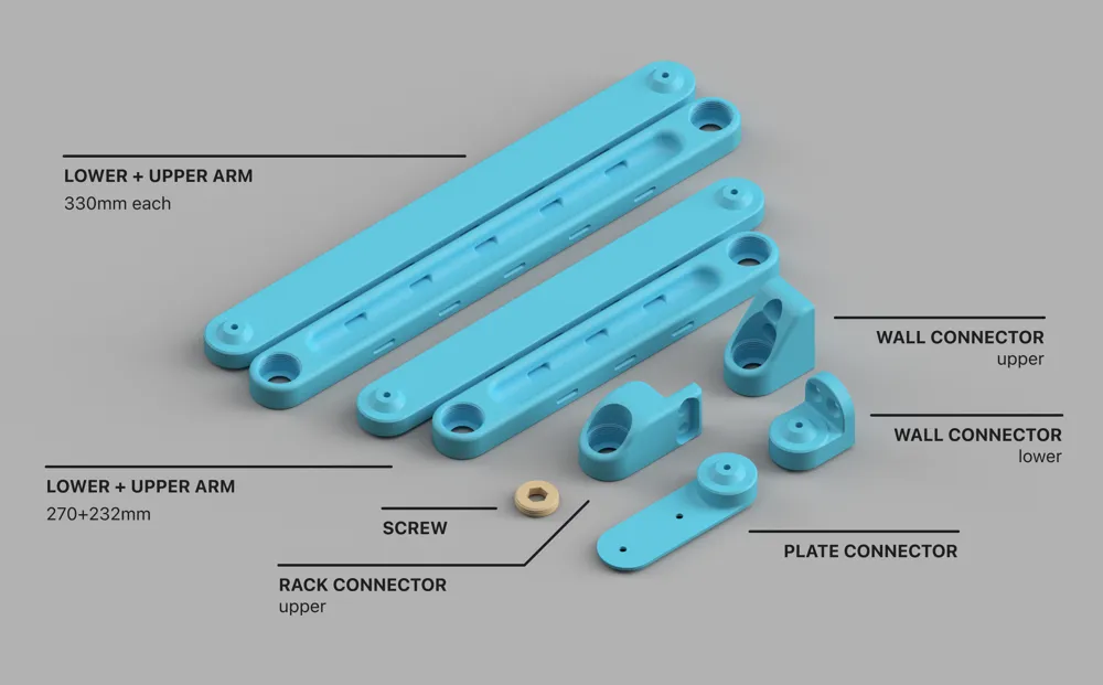 Retractable Cable Arm - Free 3D Print Model - MakerWorld