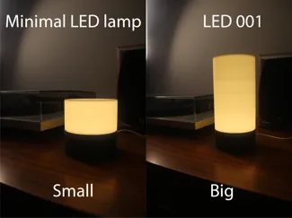 Minimal LED lamp for LED 001 kit