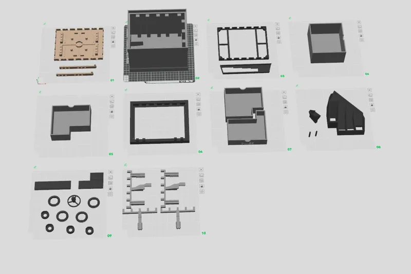 Coin Sorting Vault (All Parts)