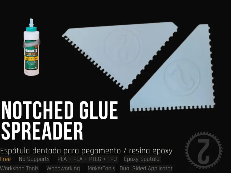 Notched Glue Spreader