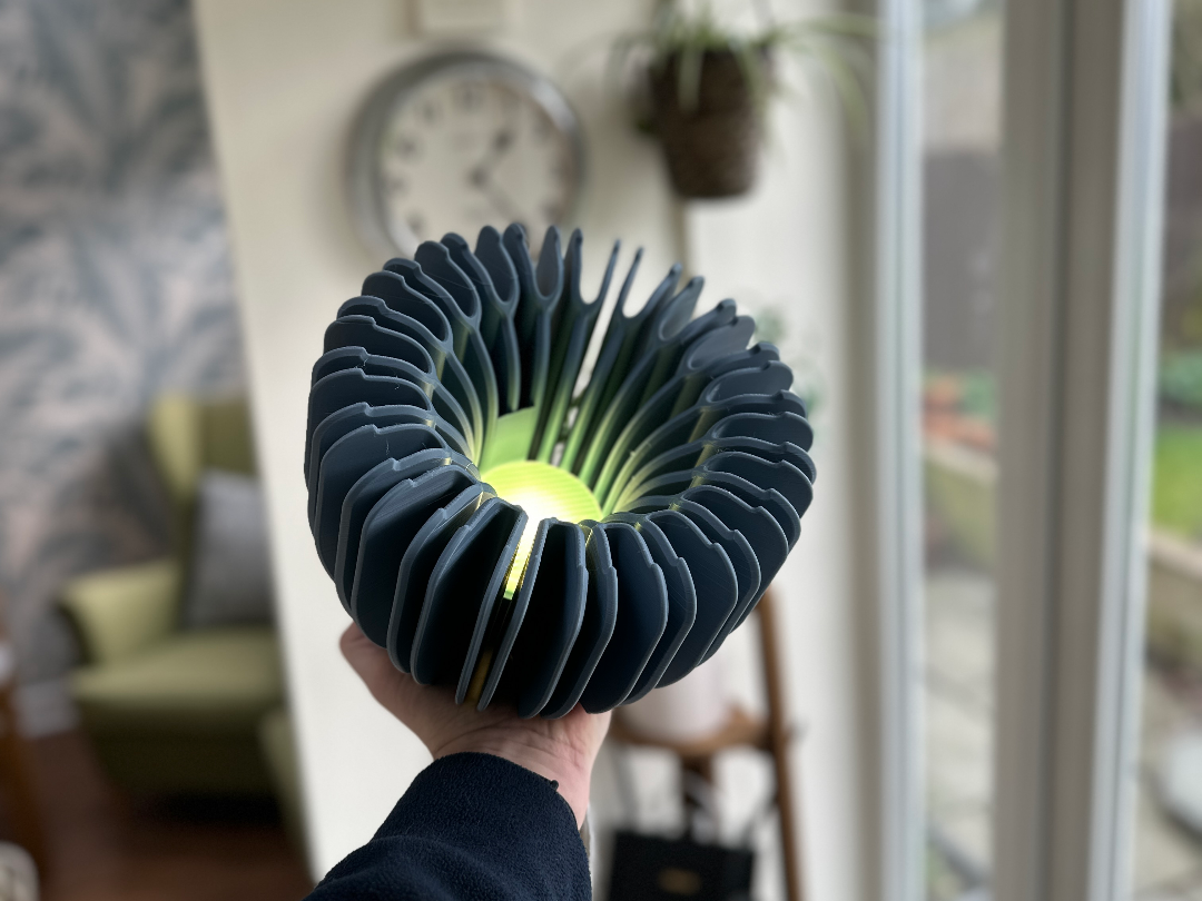 Modern Heatsink Inspired Lamp. Bambu Lamp Kit