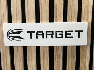 Target Dartwand-Schild – für Akustikpaneele