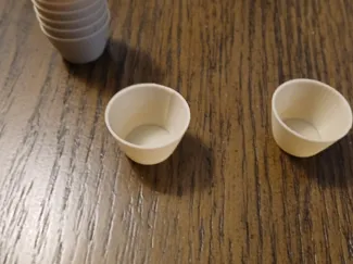 Airbrush Paint Cups Mixing Stackable Set of 10