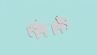 Elephant Earrings