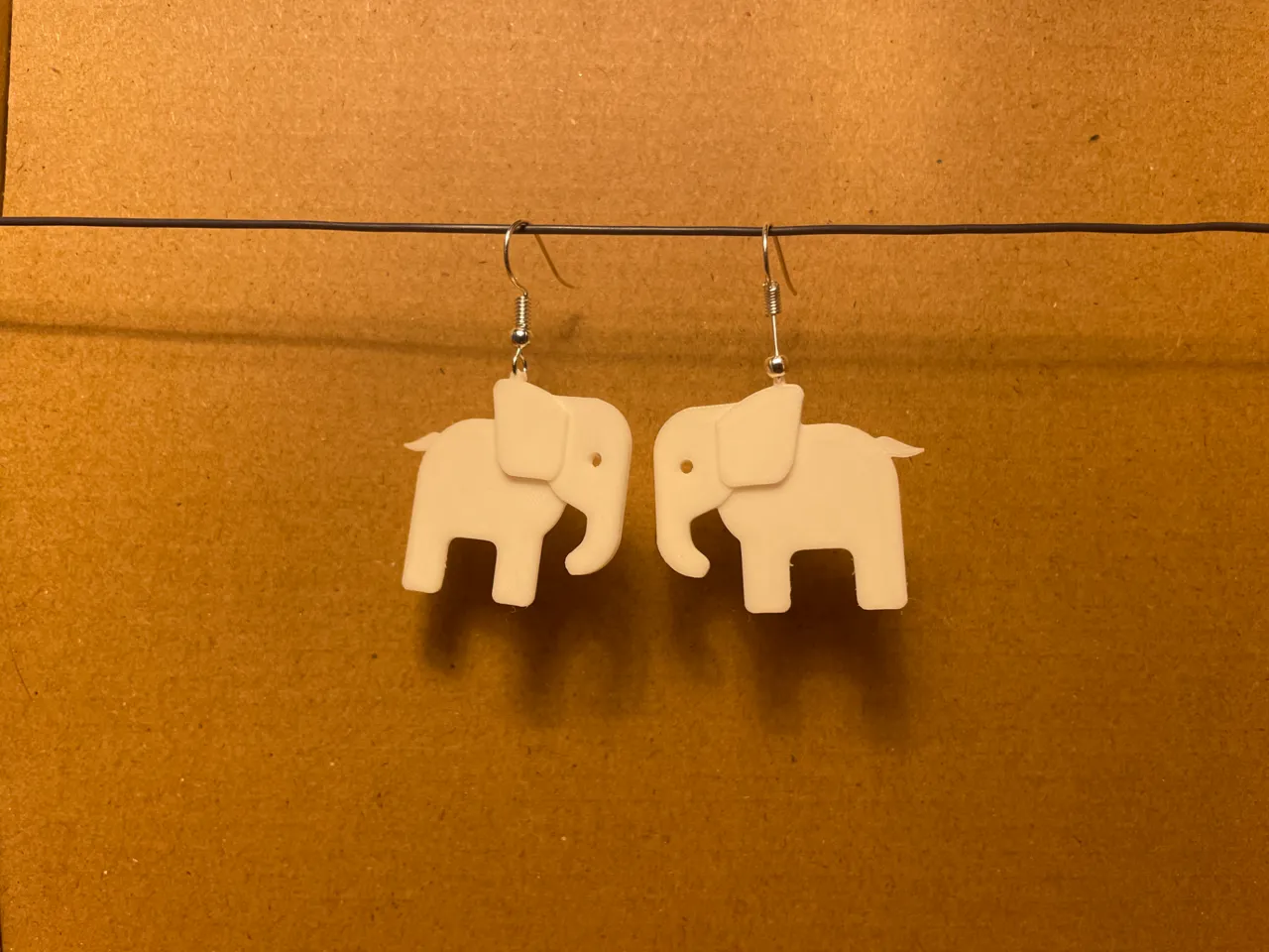 Elephant Earrings view 2