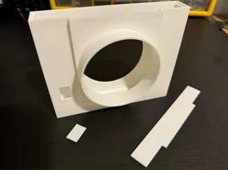 Window Exhaust Vent Adapter for 92mm Fan