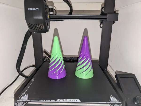 Jouet fidget cône rotatif