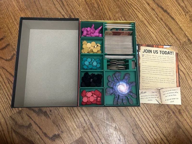 Cosmoctopus Box Insert for Retail Game Sleeved
