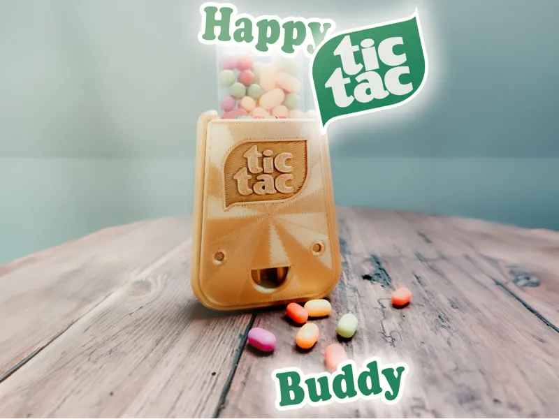 Happy Tic Tac Dispenser Buddy