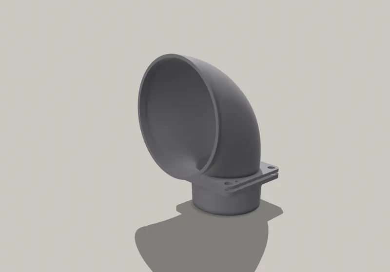 Dunstabzugshaube / exhaust hood, Adapter 100mm Wallpipe to 150mm Hose