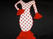 Sevillanas costume keychain