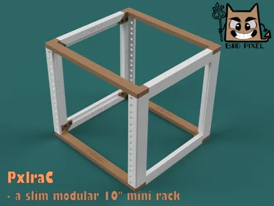 PxlraC - slim modular mini-rack