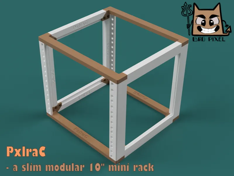PxlraC - slim modular mini-rack