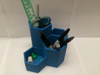 Hexagonal Desk Organizer