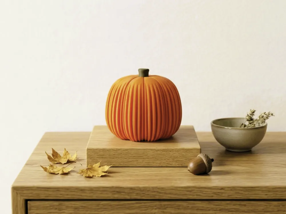 Adorno temático: Aura Collection – Pumpkin No. 3 Autumn Halloween. Referencia del modelo original.