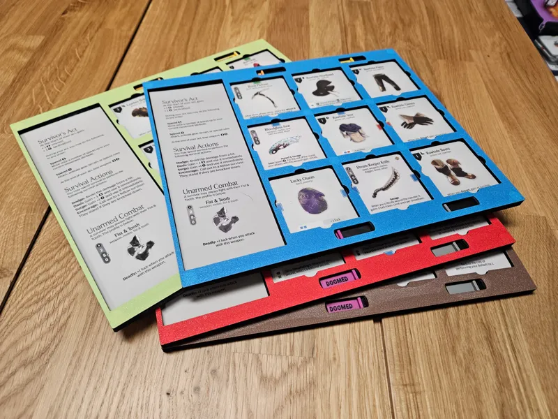 Kingdom Death Monster Survivor Gear Grid