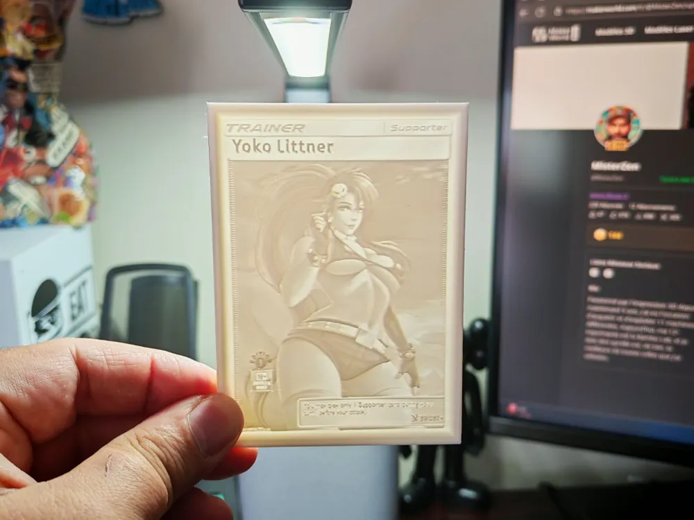 Sexy Pokémon Manga Lithophane Card by MisterZen MakerWorld: Download ...