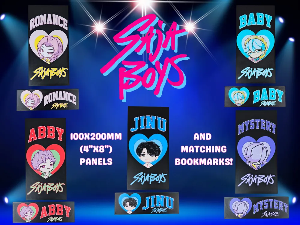 Saja Boys Panels & Bookmarks - KPop Demon Hunters