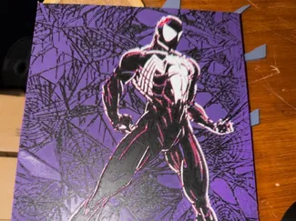 Spider-man Black costume Chroma canvas