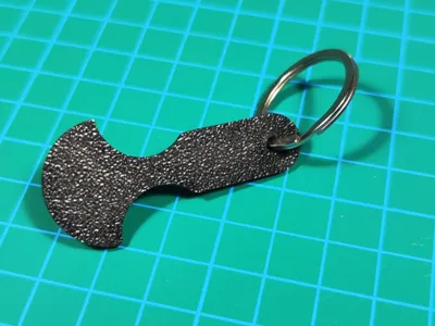 Shopping cart keychain
