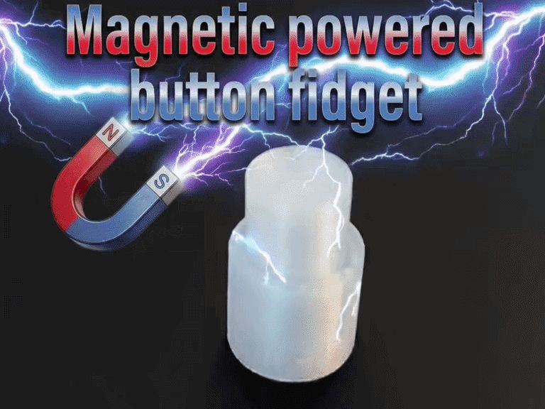 Magnetic Powered Button Fidget 