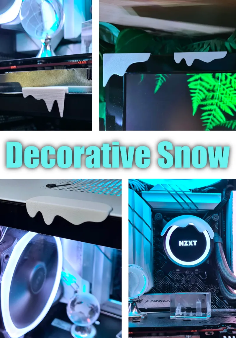 snow for decorative purposes an pc mods