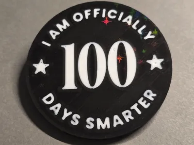 100 Days of School badge