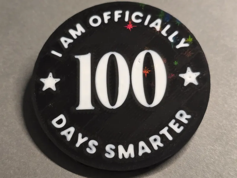 100 Days of School badge