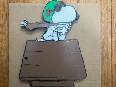 Snoopy Flying Ace keychain