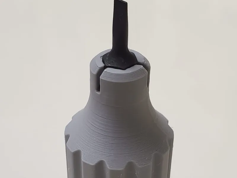 Handle for hexagonal screw driver bit