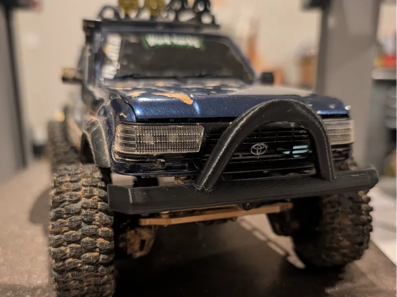 FCX18 LC80 Front & Rear Tube Bumpers