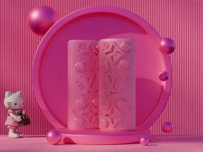 Lighter Case, Hello Kitty + Louis Vuitton by DSC 