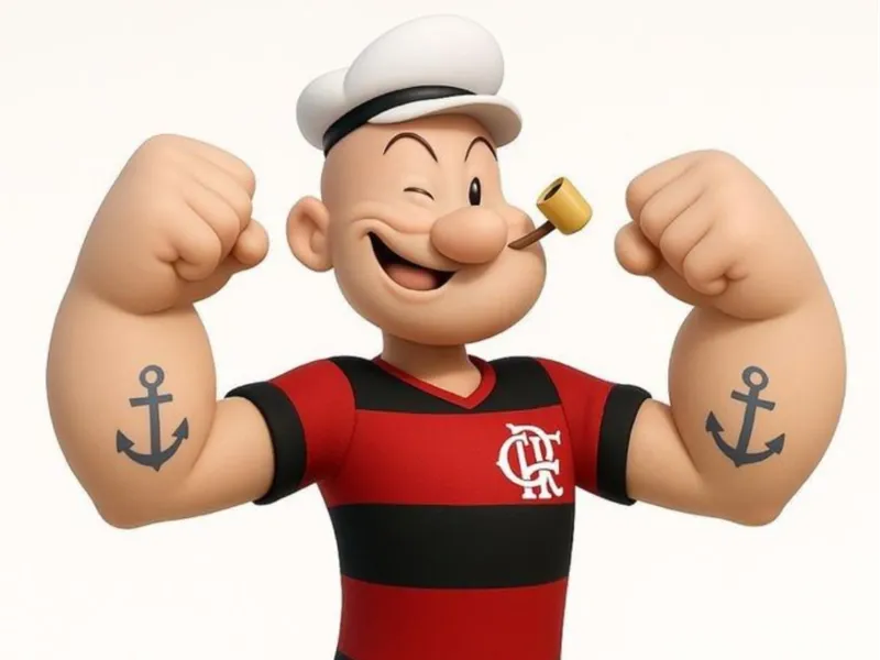 Popeye arm wrestling